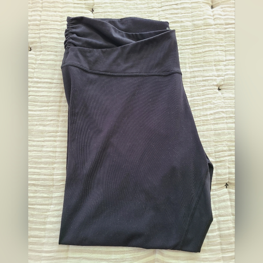 Ododos Leggings Wrap Front Women Sz 2Xl Black